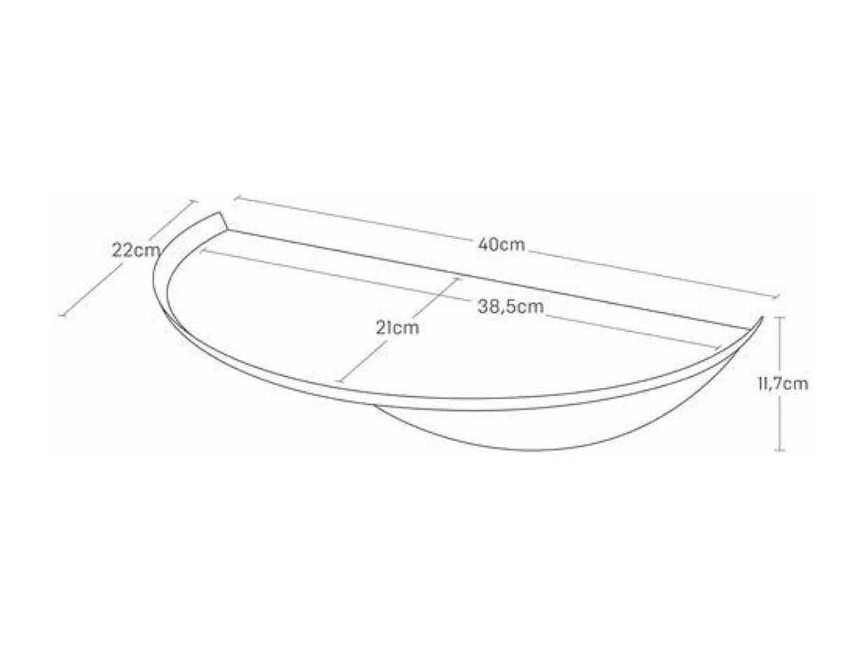 Etagère murale ronde L40 cm - TOWER