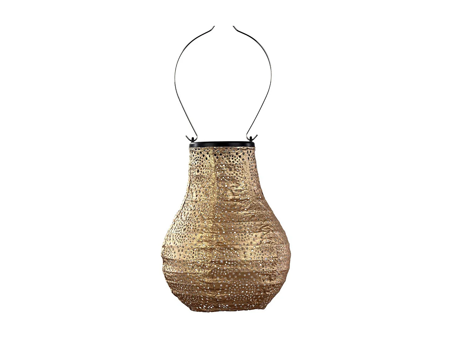 Lanterne solaire Bulb 16 cm Occult - Doré