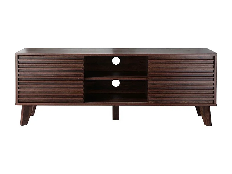 TV-meubel met laminaathout-effect fronten L135 cm - FRIBOURG