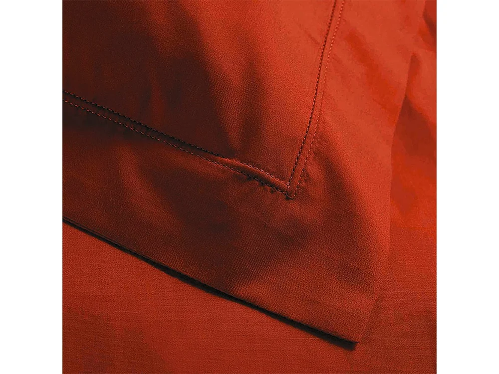 Taie de traversin taie d'oreiller 50 x 70 cm en coton, 100% percale coloris rouge