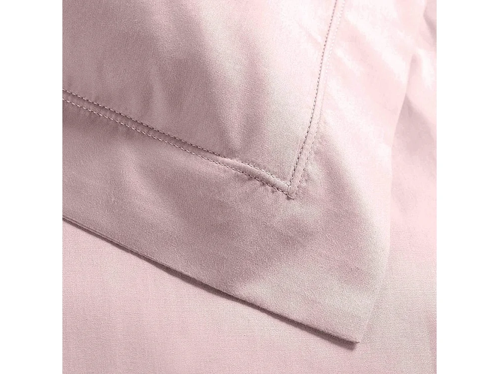 Taie de traversin taie d'oreiller 50 x 70 cm en coton , 100% percale coloris rose