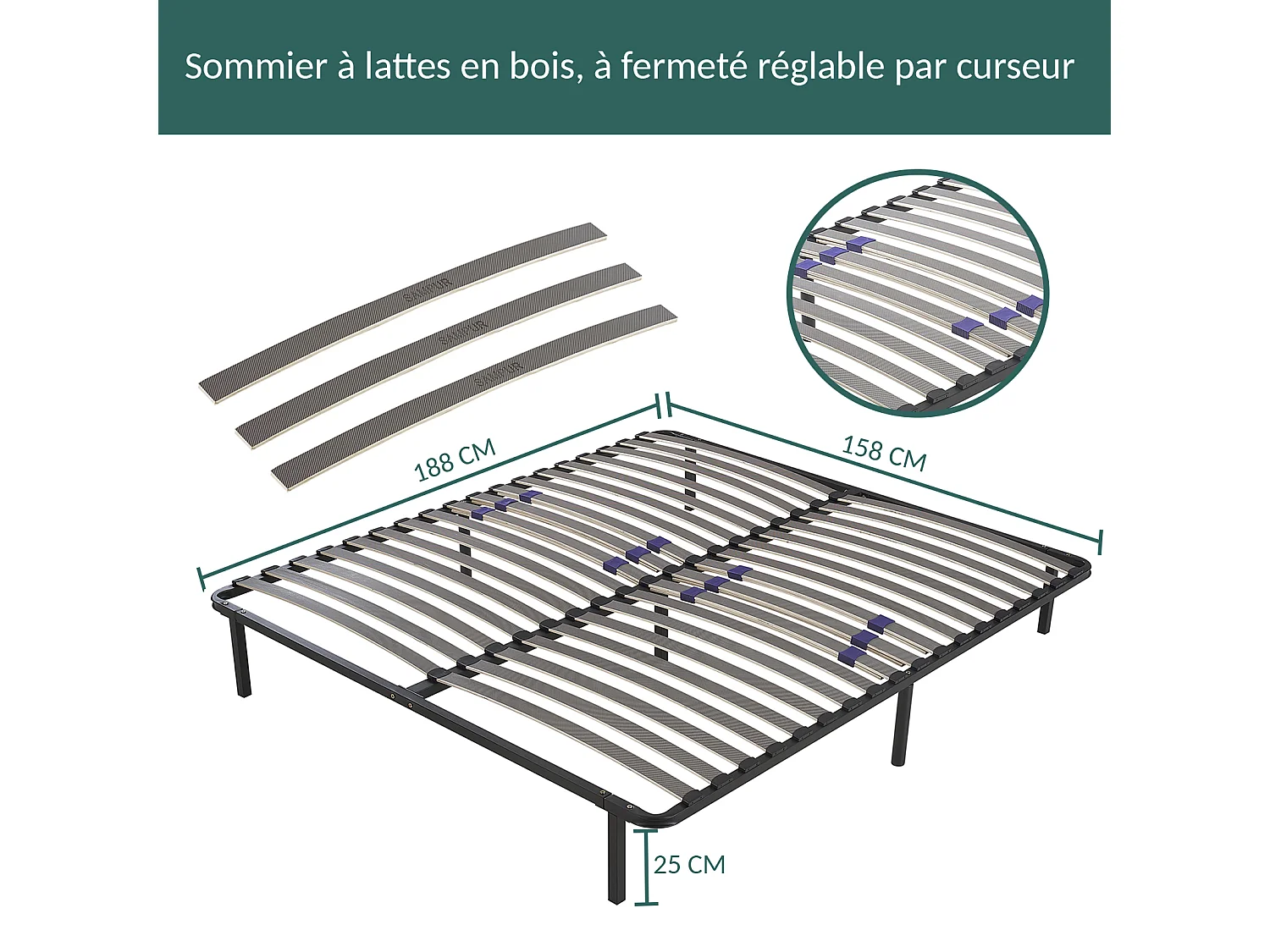 Sommier SoftDream : Confort morphologique