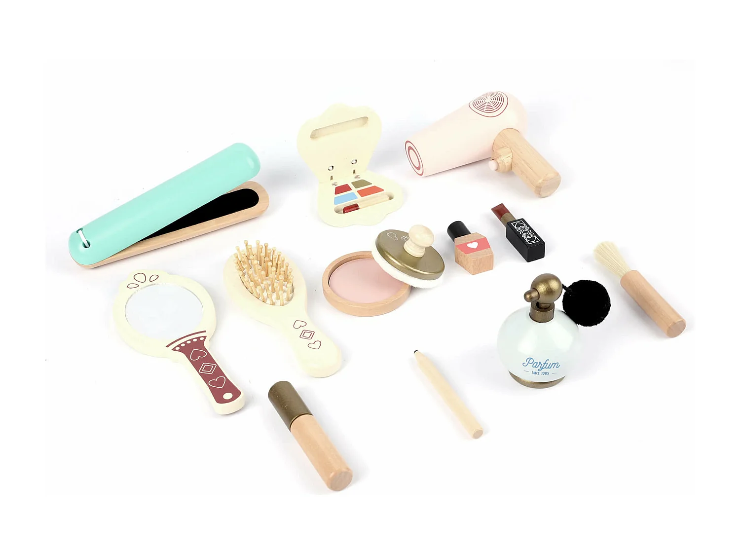 Gioco Kit Trucchi per Bambini Rebecca Mobili Yirisi Dai 3 anni Legno Multicolore