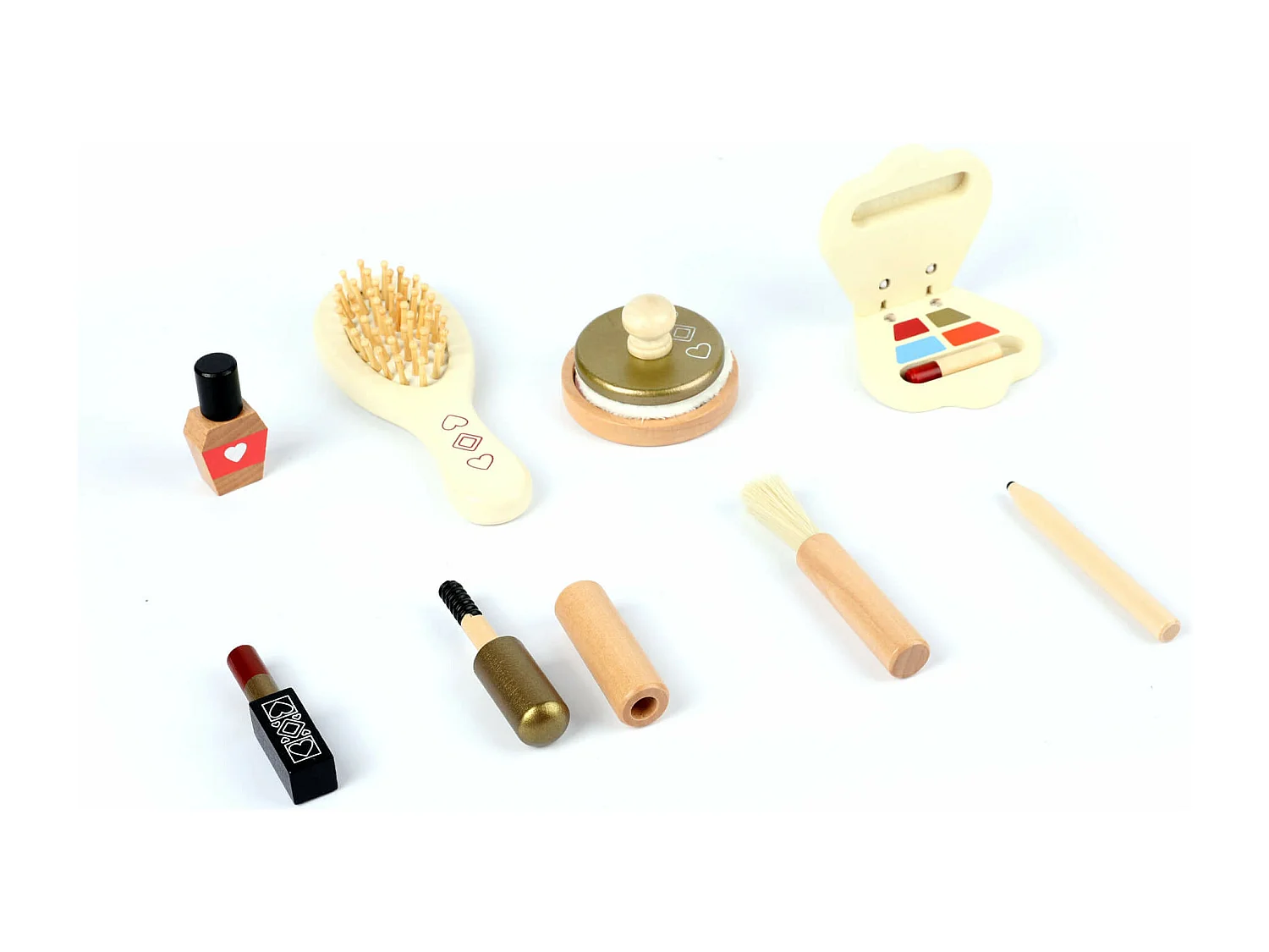 Gioco Kit Trucchi per Bambini Rebecca Mobili Yirisi Dai 3 anni Legno Multicolore