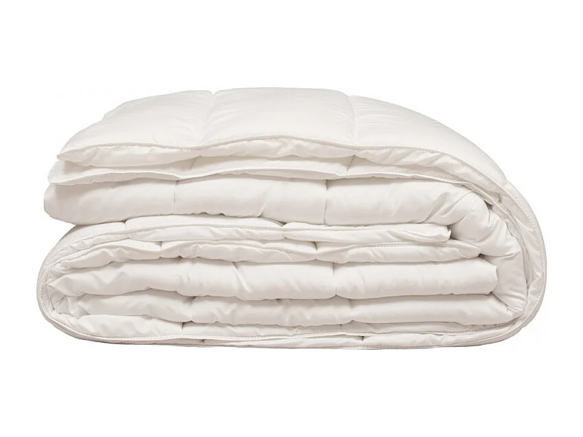 Couette d’été 240x260 cm en polyester Légère et Fine 170 GR/m² pour lit 2 places - coloris blanc
