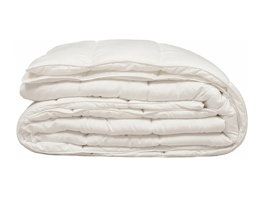 Couette d’été 220x240 cm Légère et Fine en polyester 170 GR/m² pour lit 2 places - coloris blanc
