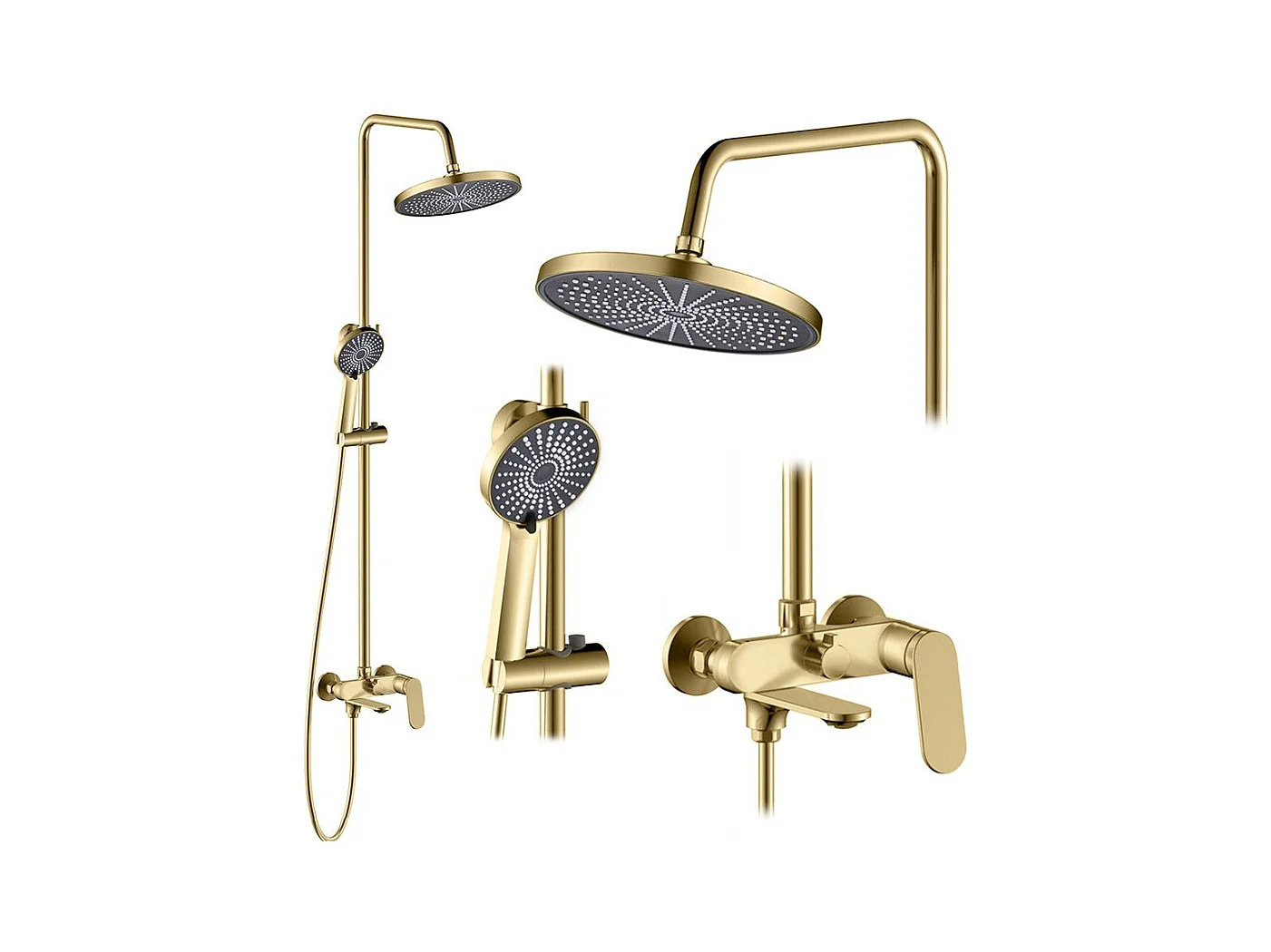 Kit De Douche Rea Marco Brush Gold