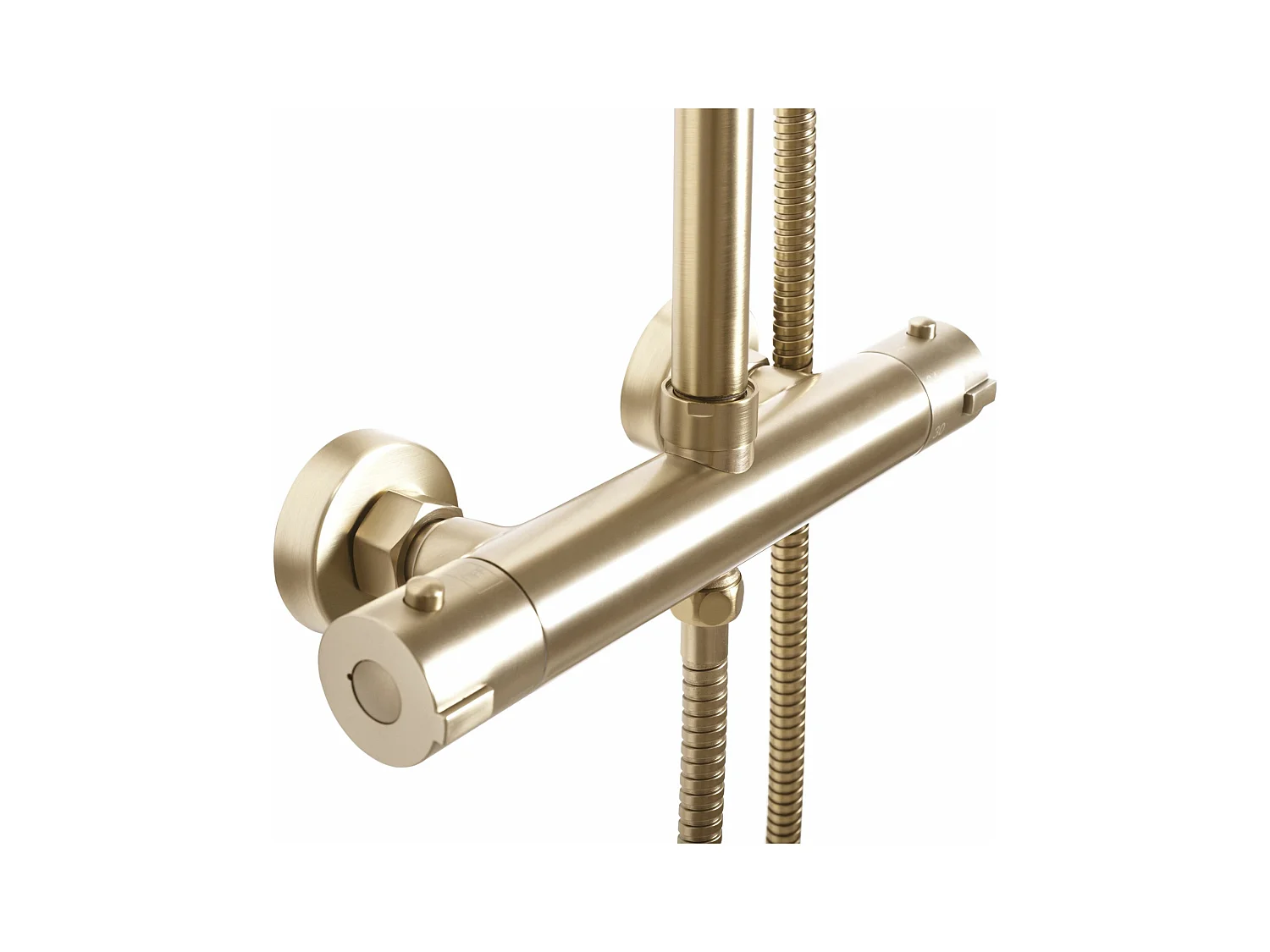 Doucheset Rea Bliss Thermostat Brush Gold