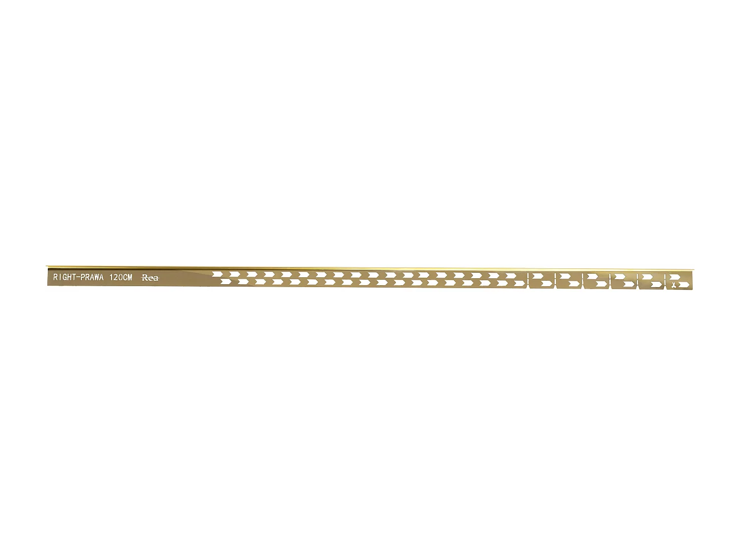 Profilé De Chute Latéral Pour Receveur De Douche Rea 120Cm Left Gold