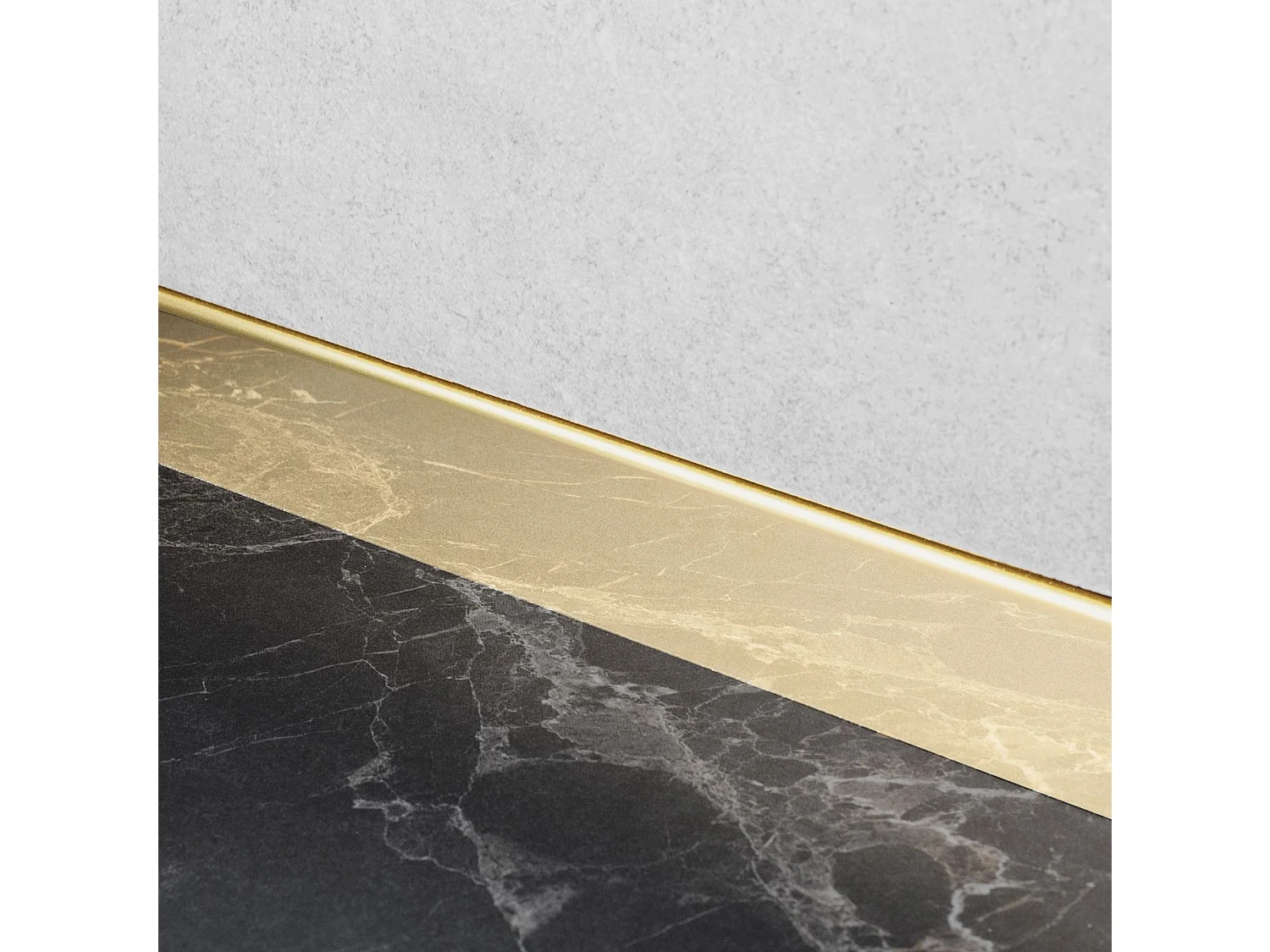 Bande De Bordure Frontale De Receveur De Douche Rea 120Cm Gold