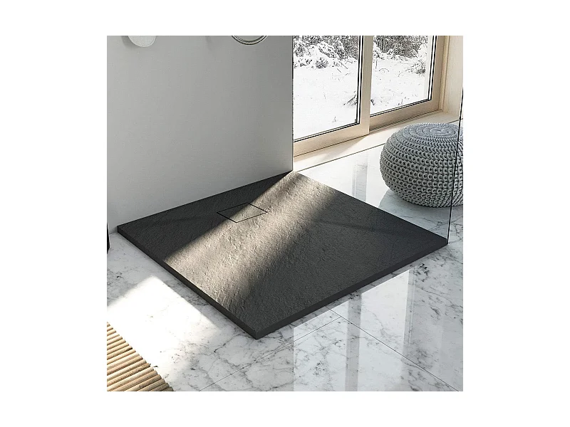 Receveur De Douche Rea Magnum 90X90 Black