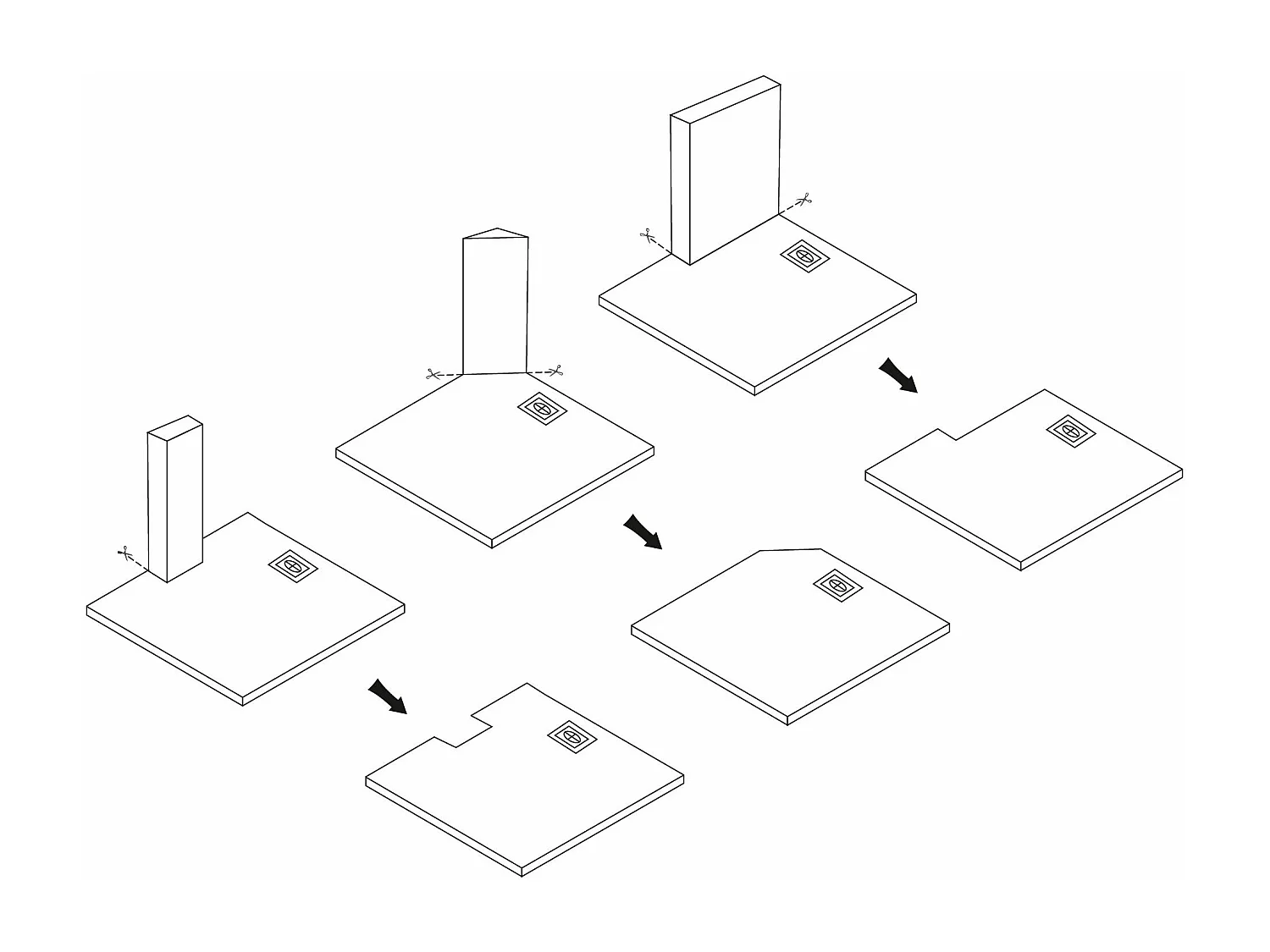 Plato De Ducha Rea Magnum 90X90 Black