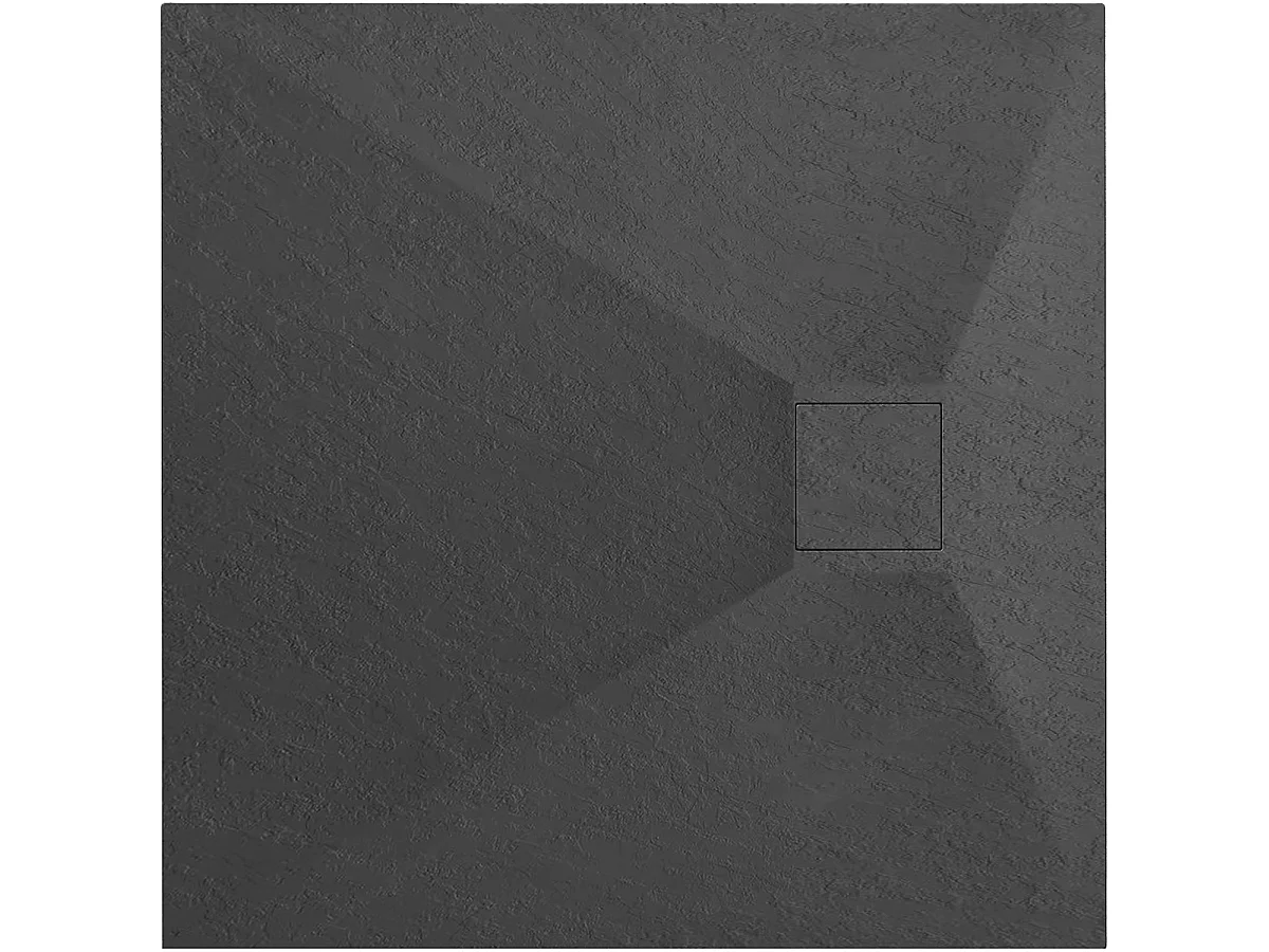 Receveur De Douche Rea Magnum 90X90 Black
