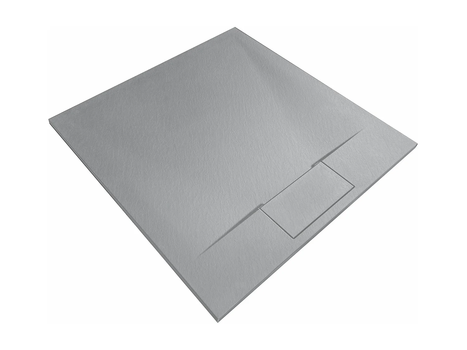 Base De Duche Rea Bazalt 90X90 Grey
