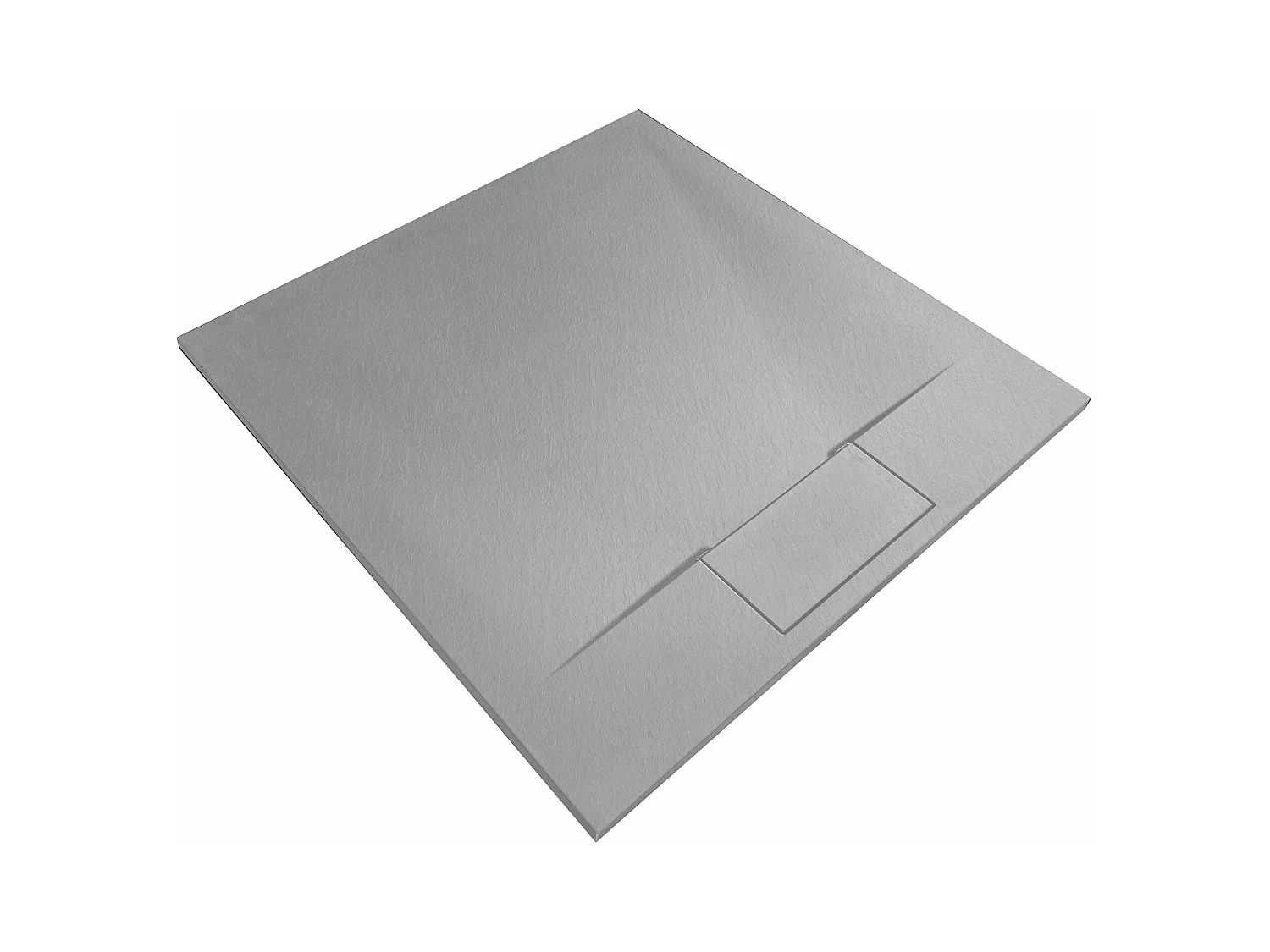 Plato De Ducha Rea Bazalt 90X90 Grey