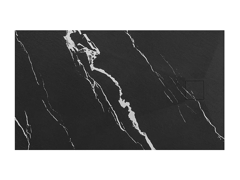 Douchebak Rea Magnum Carrara 90X120 Black
