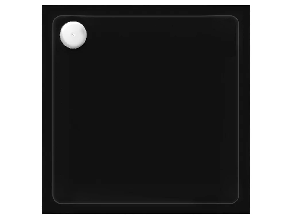 Receveur De Douche Rea Savoy 80X80X6Cm Black