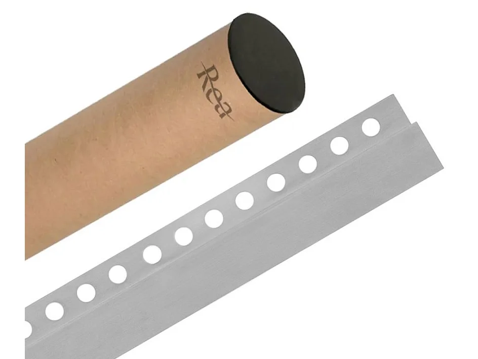 Bande De Bordure Frontale De Receveur De Douche Rea 120Cm Brush Nickel