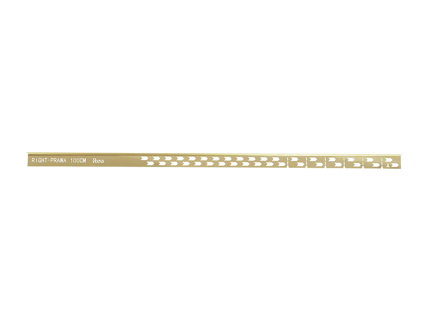 Verloopprofiel Rea 100Cm Right Brush Gold