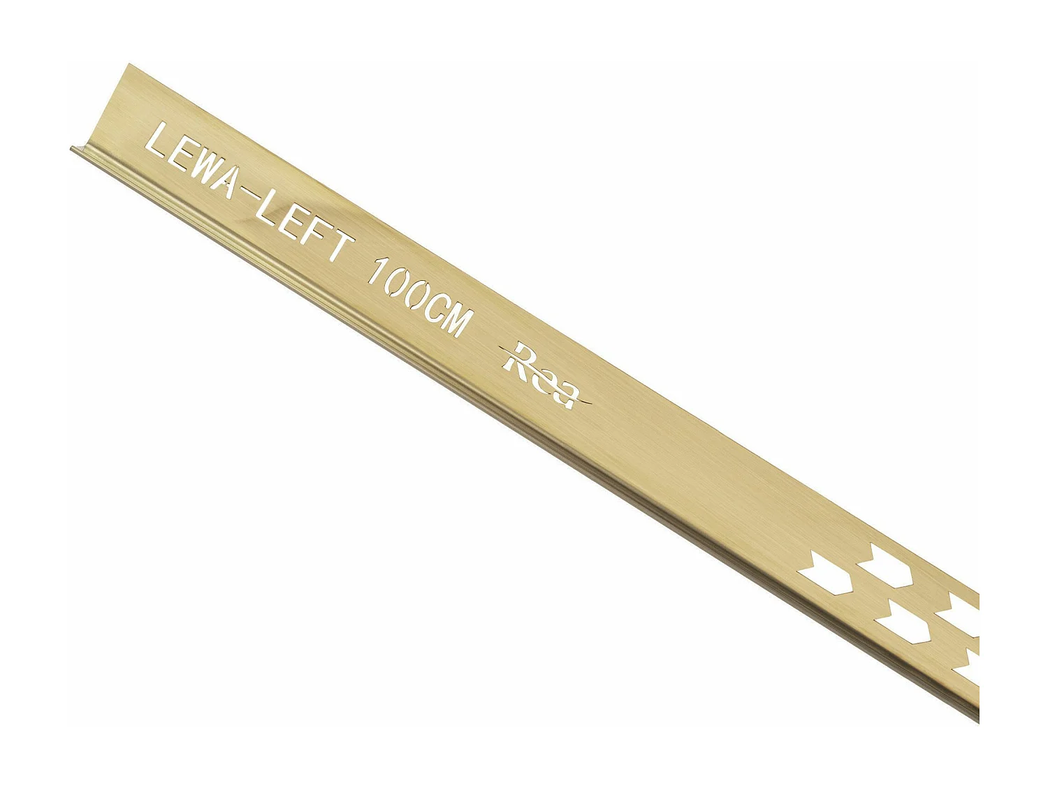 Verloopprofiel Rea 100Cm Right Brush Gold