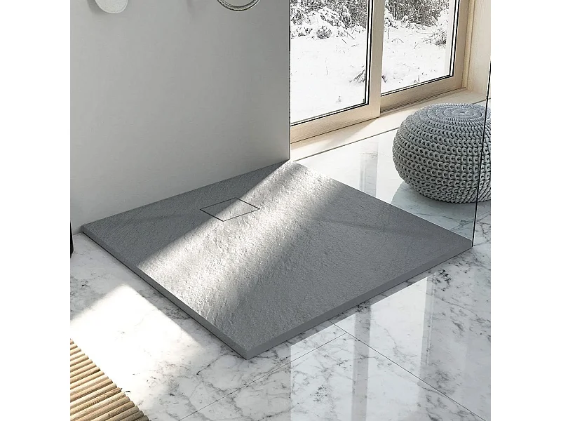 Douchebak Rea Magnum 90X90 Grey