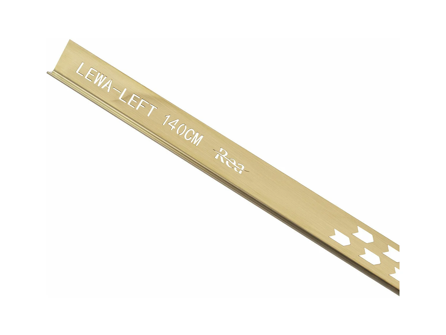Verloopprofiel Rea 140Cm Left Brush Gold