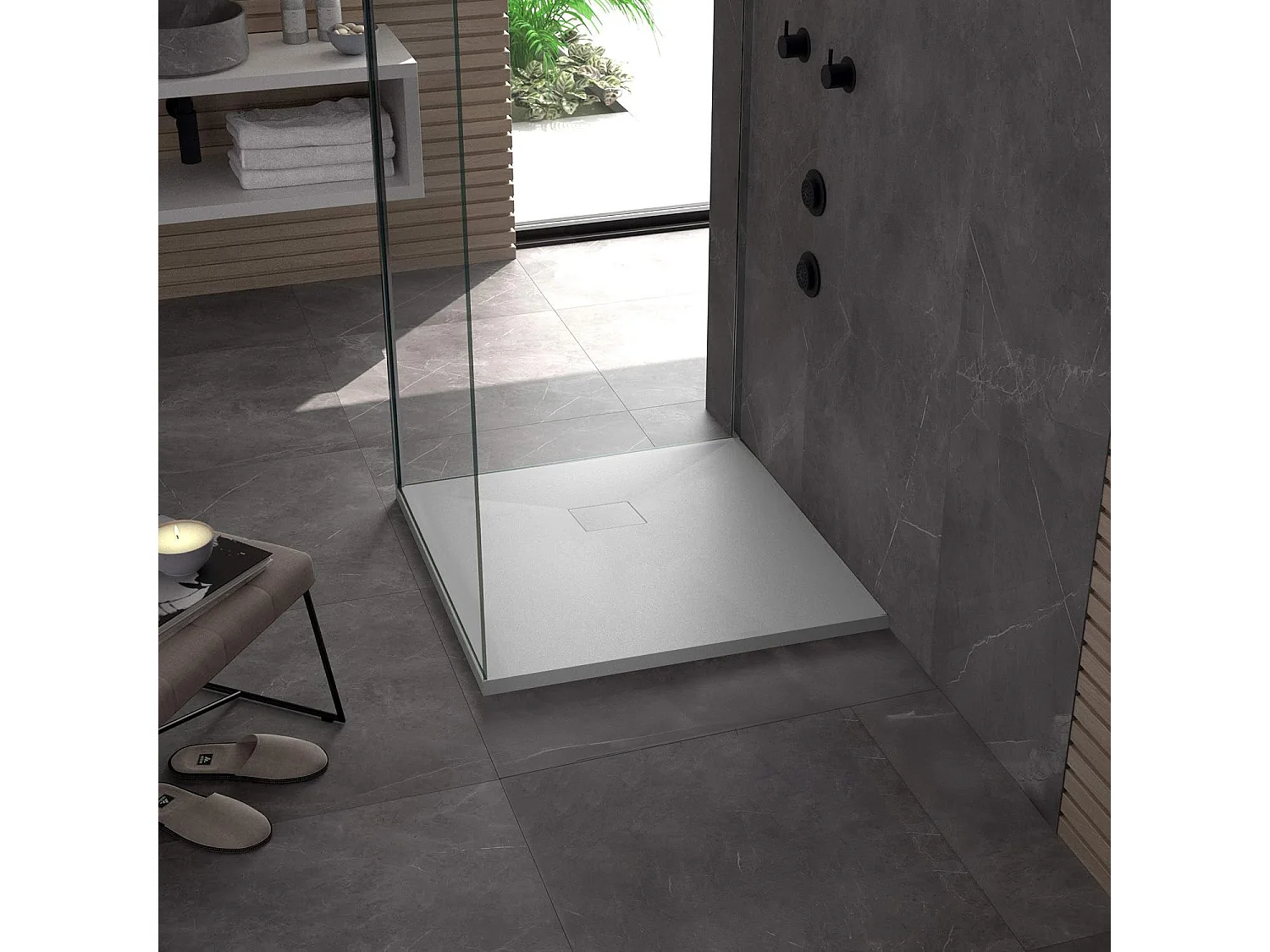 Receveur De Douche Rea Magnum 90X90 White