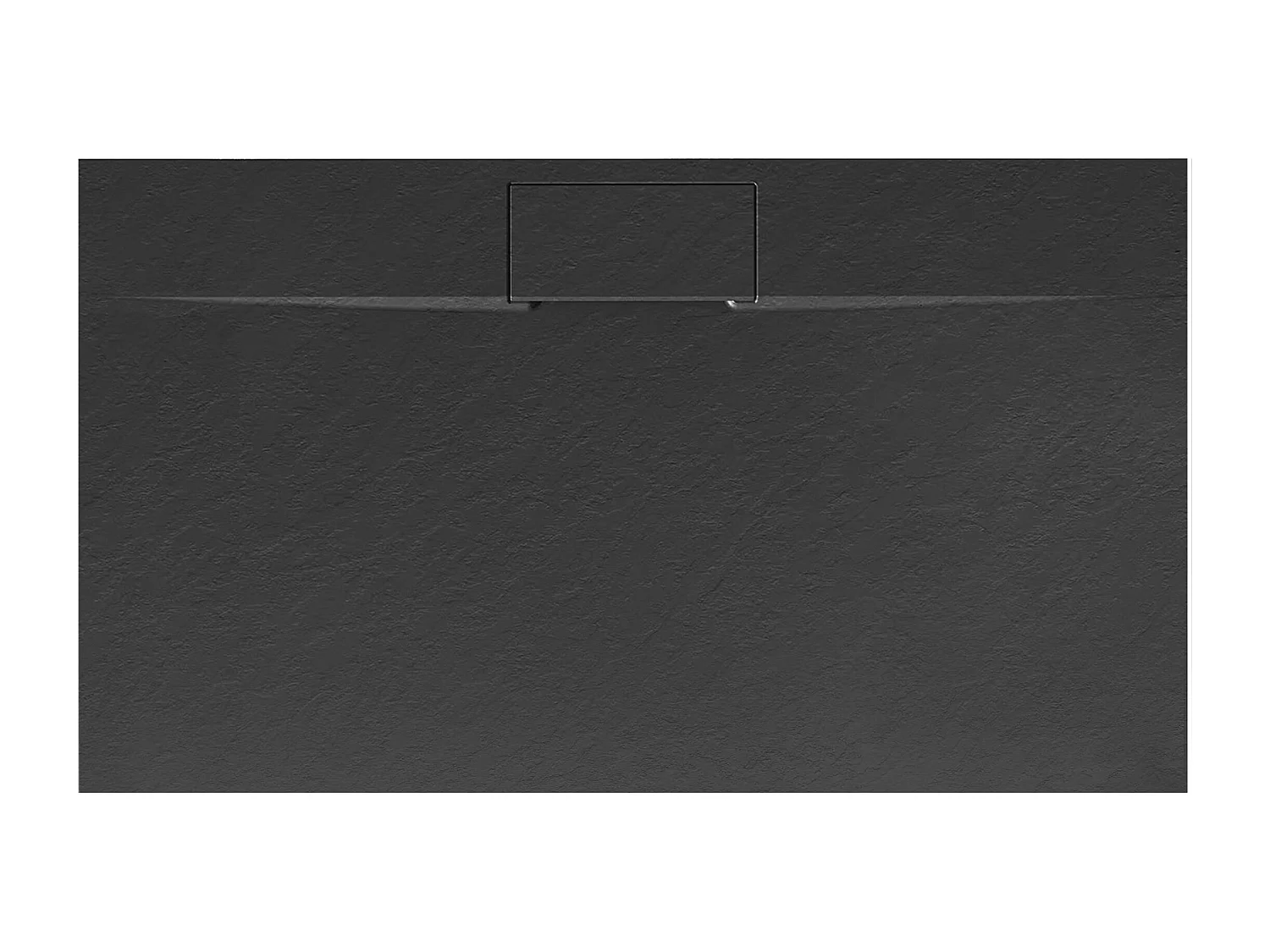 Douchebak Rea Bazalt Long 80X120 Black