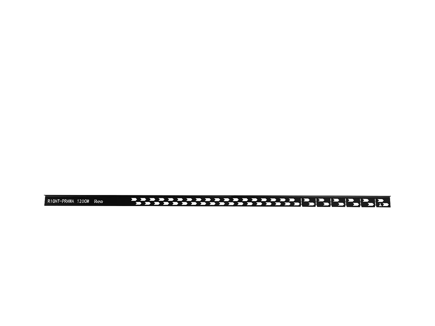 Profilé De Chute Latéral Pour Receveur De Douche Rea 120Cm Right Black