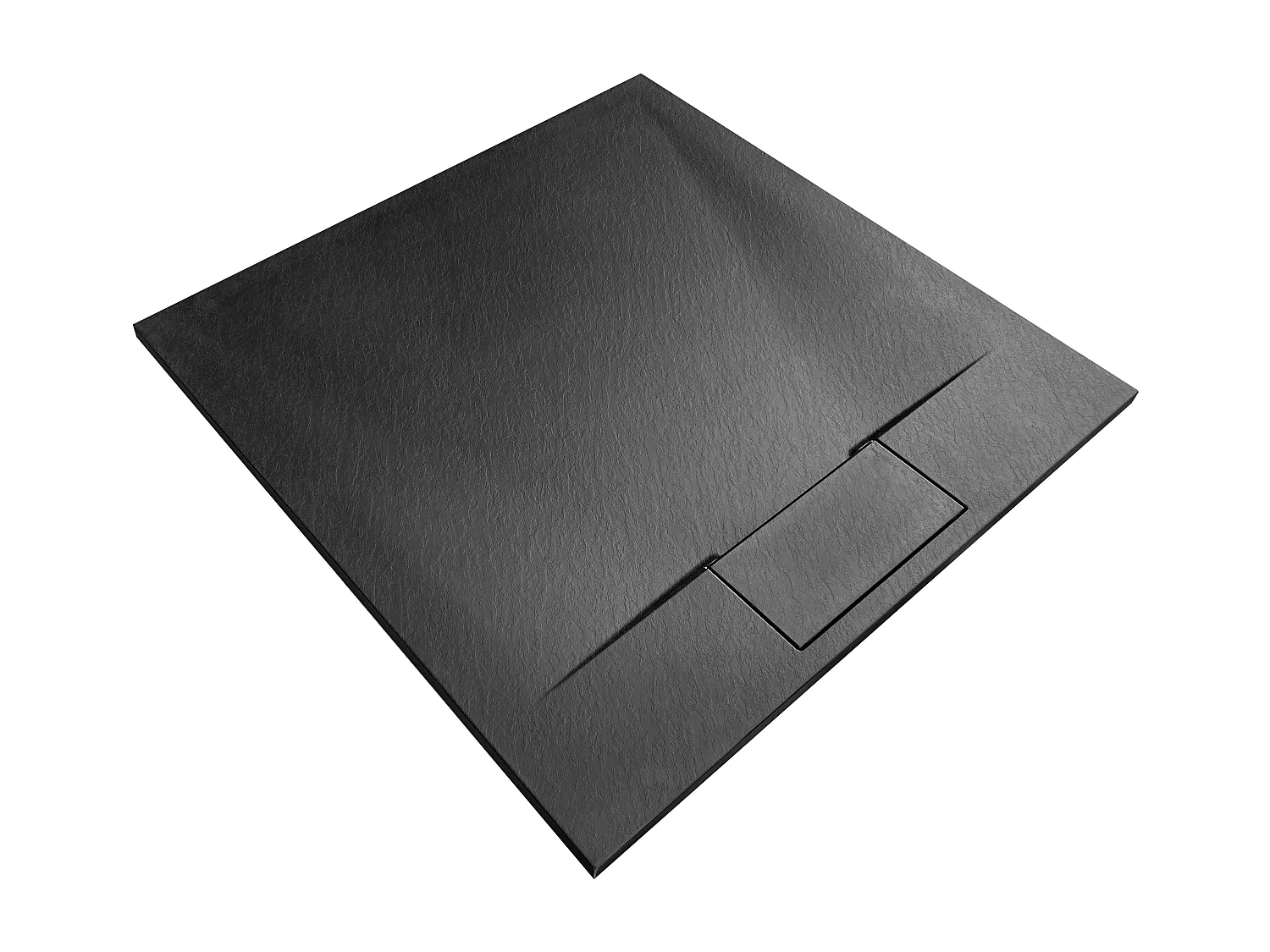 Plato De Ducha Rea Bazalt 90X90 Black