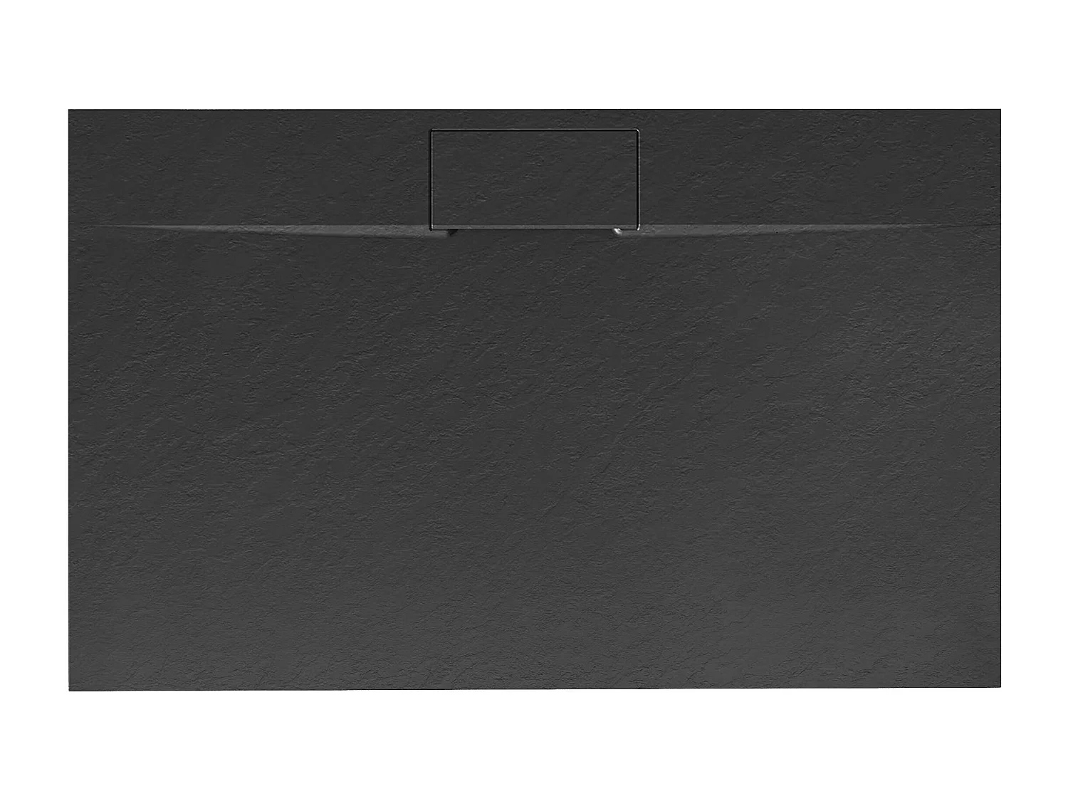 Duschtasse Rea Bazalt Long 80X100 Black