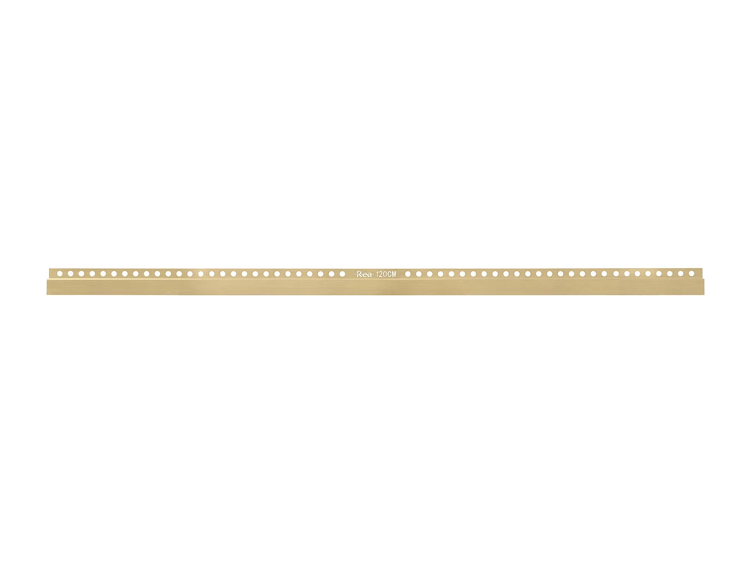 Bande De Bordure Frontale De Receveur De Douche Rea 120Cm Brush Gold