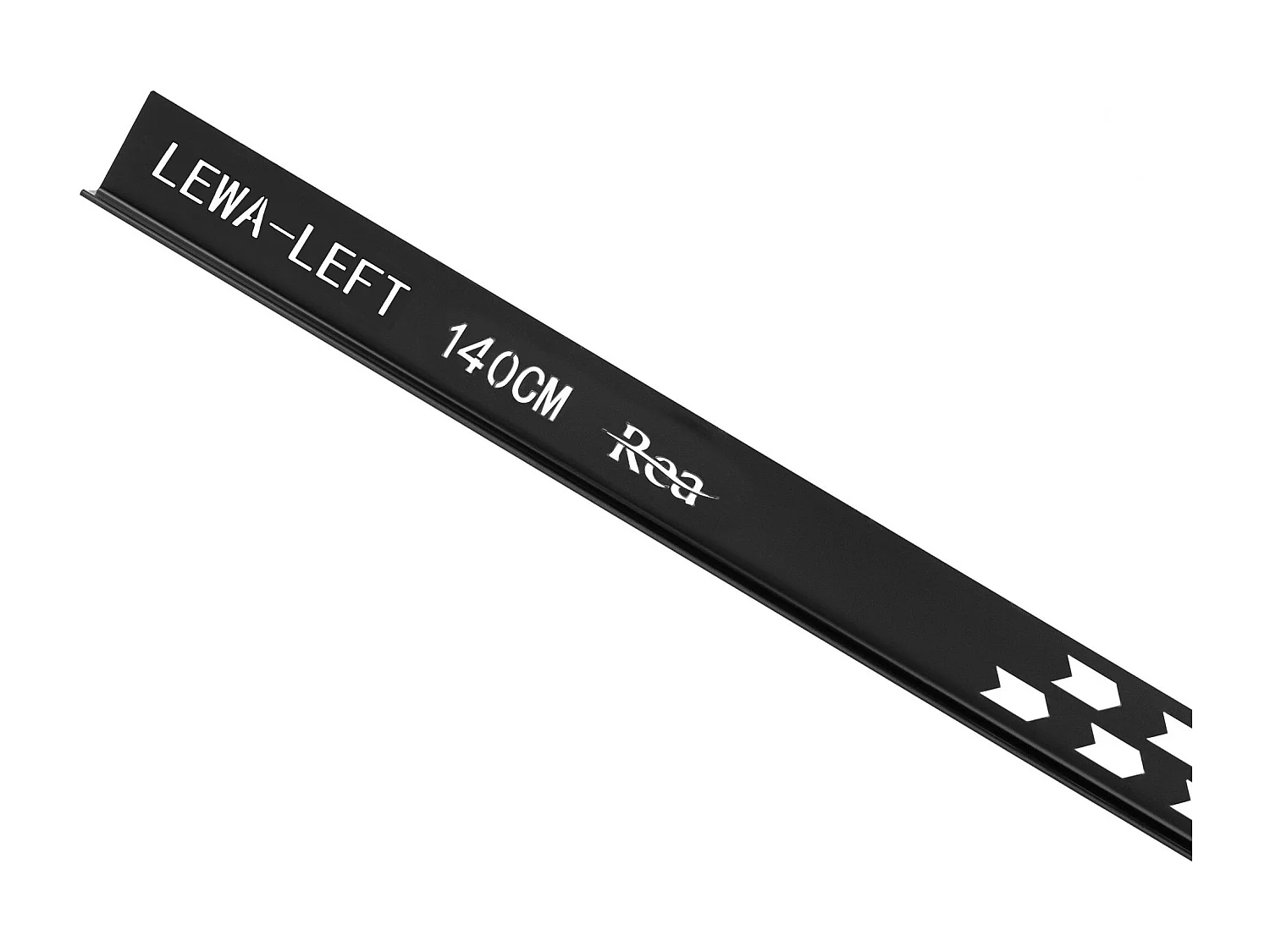 Faixa De Base De Chuveiro Inclinada Rea 140Cm Right Black