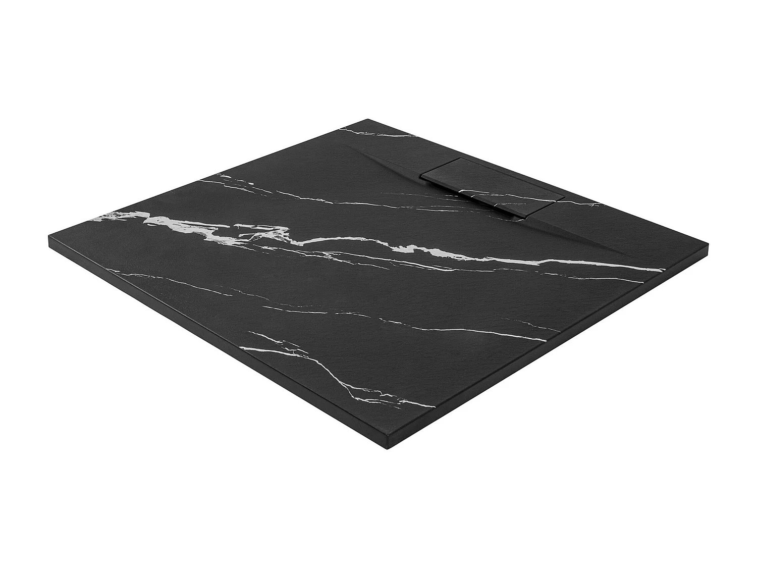 Receveur De Douche Rea Bazalt Carrara 90X90 Black