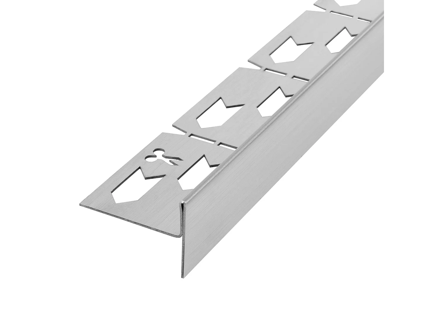 Barra De Caída Del Plato De Ducha Rea 120Cm Right Brush Nickel