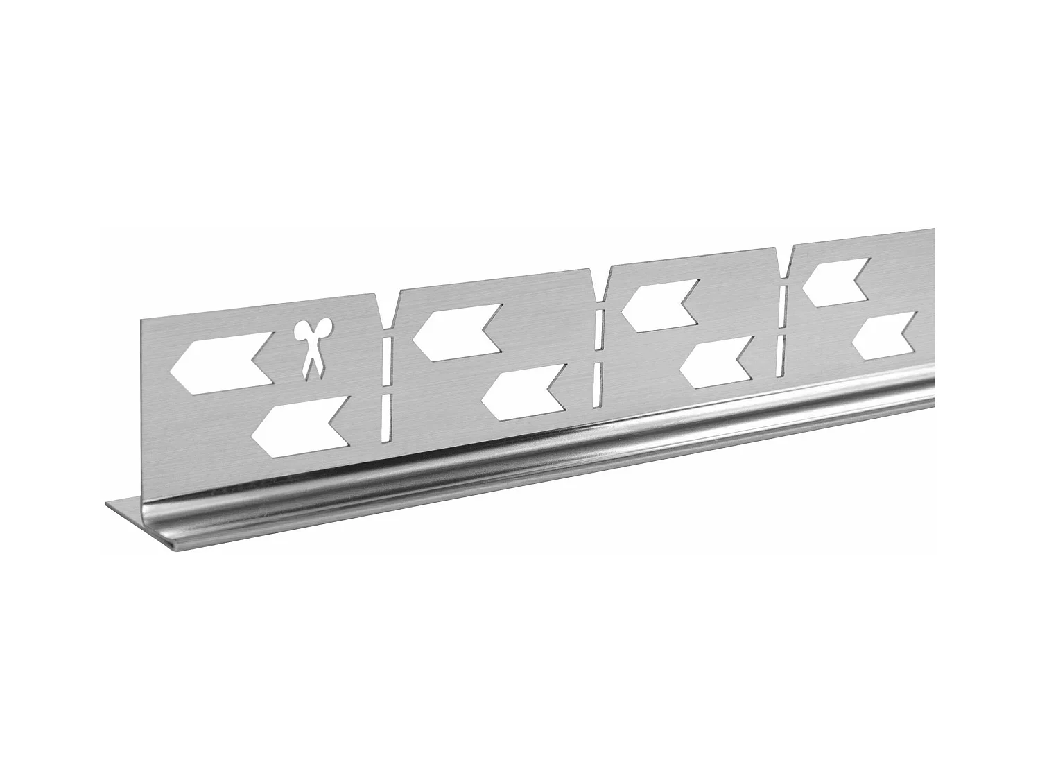 Profilé De Chute Latéral Pour Receveur De Douche Rea 120Cm Right Brush Nickel