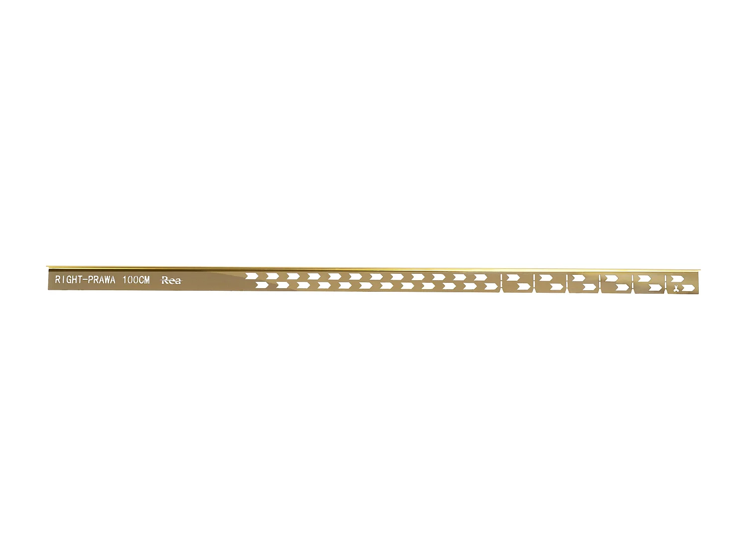 Profilé De Chute Latéral Pour Receveur De Douche Rea 100Cm Right Gold