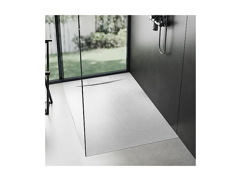 Receveur De Douche Rea Bazalt 80X120 White