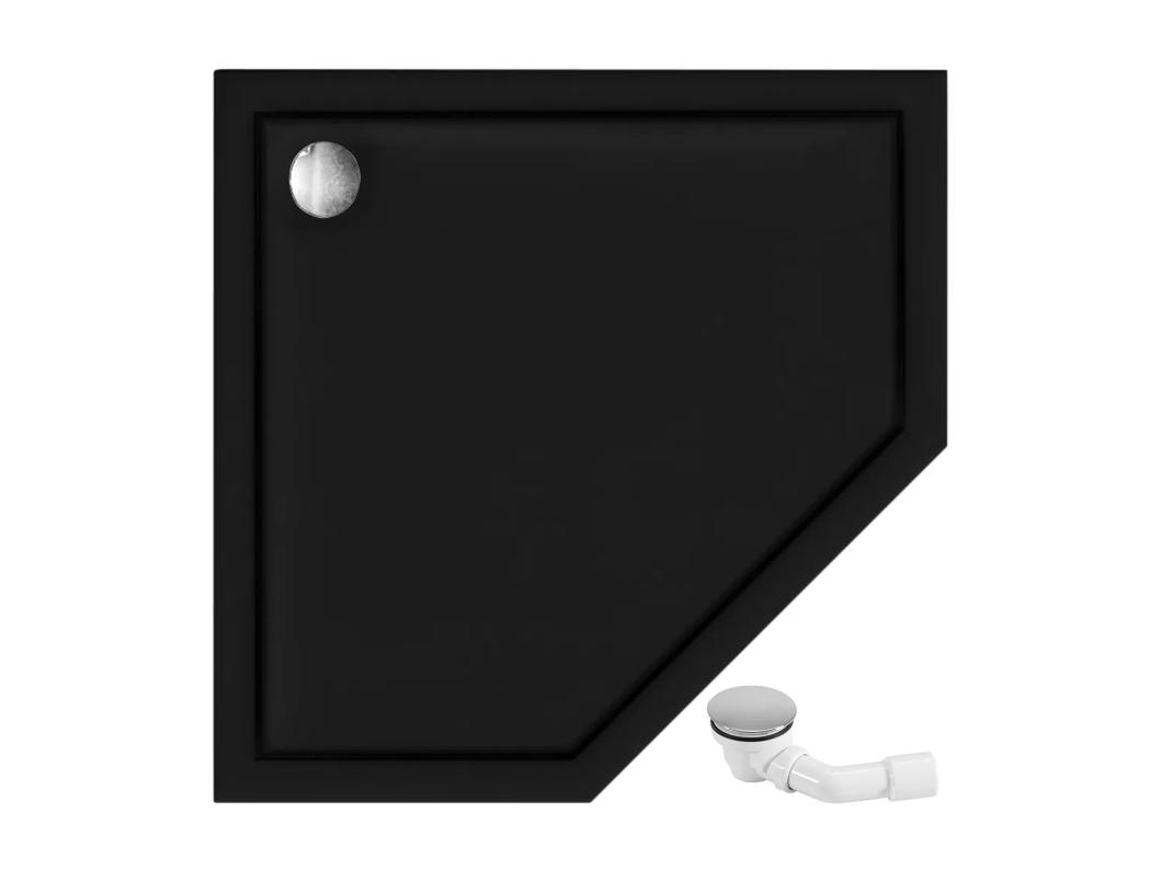 Douchebak Rea Diamond 90X90X5Cm Black