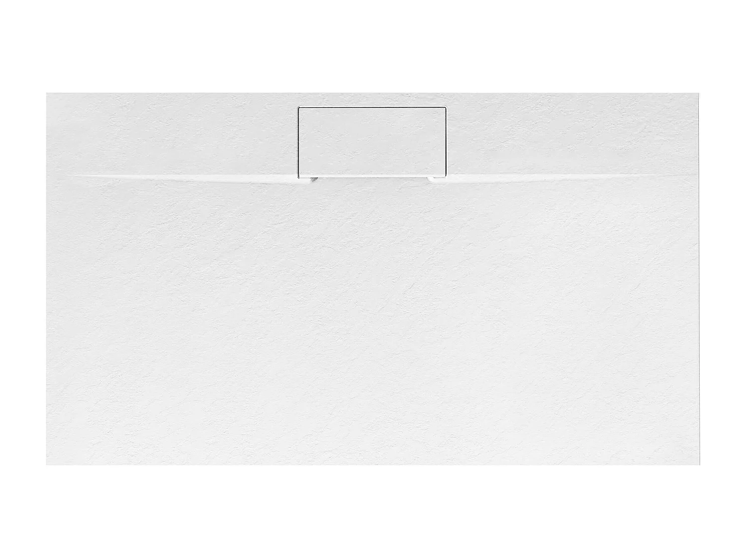 Douchebak Rea Bazalt Long 80X120 White