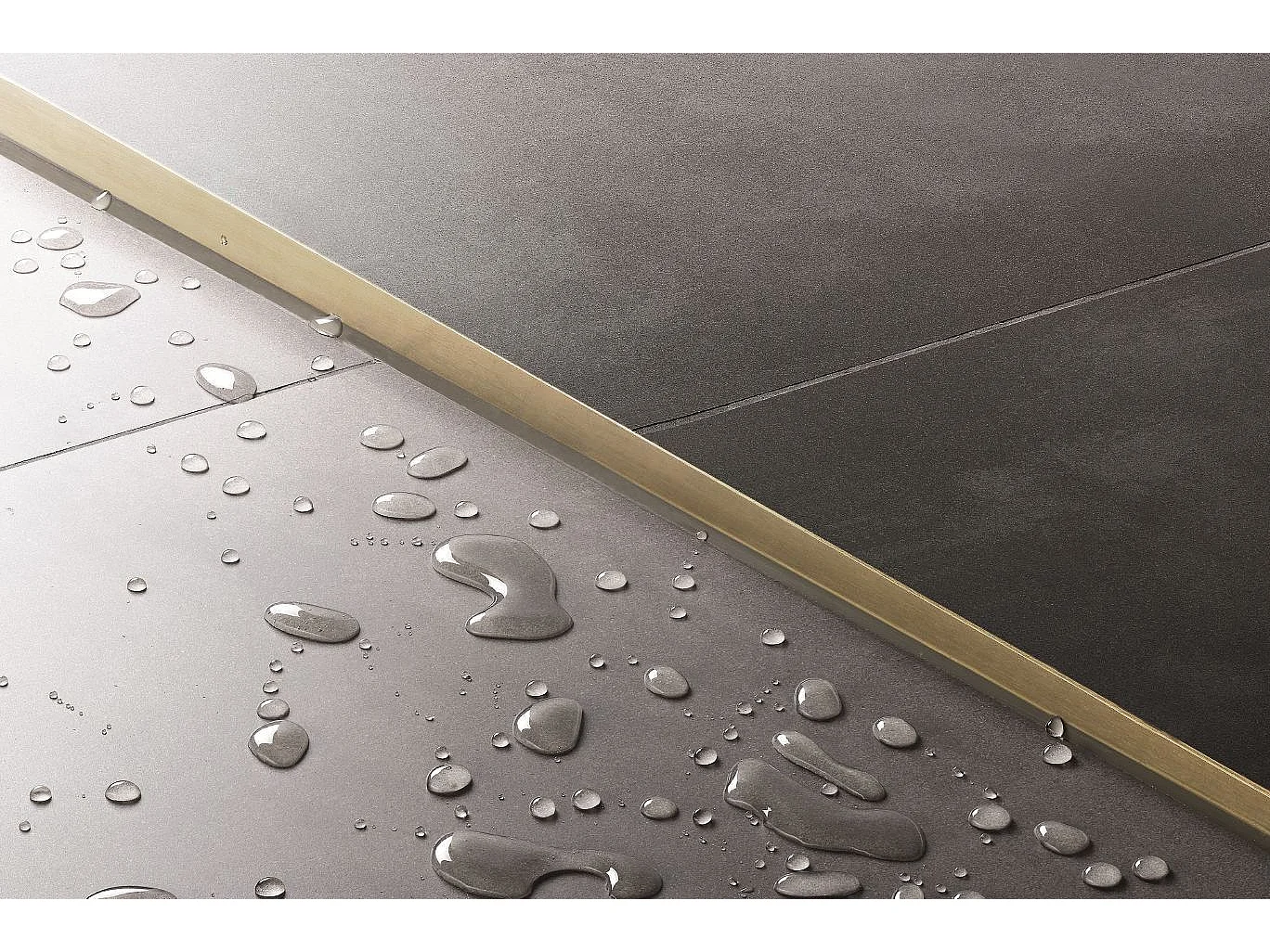 Verloopprofiel Rea 120Cm Right Brush Gold