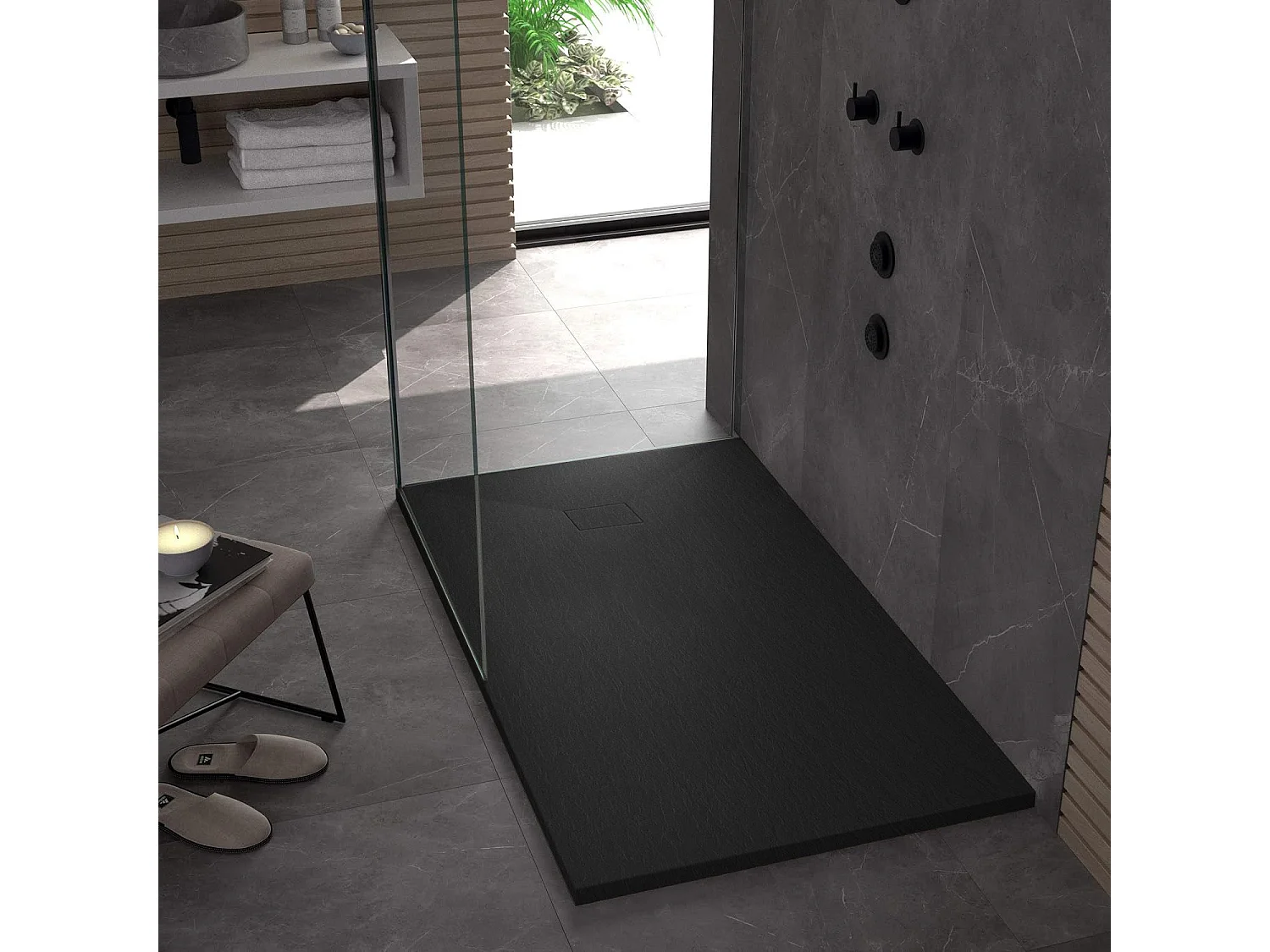 Douchebak Rea Magnum 90X120 Black