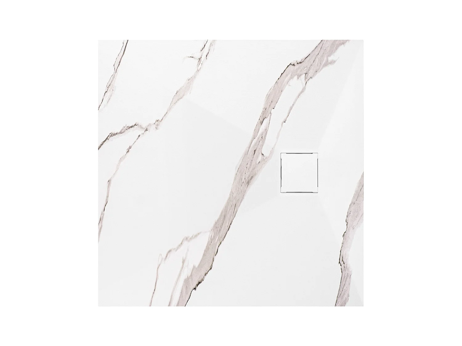 Receveur De Douche Rea Magnum Carrara 90X90 White