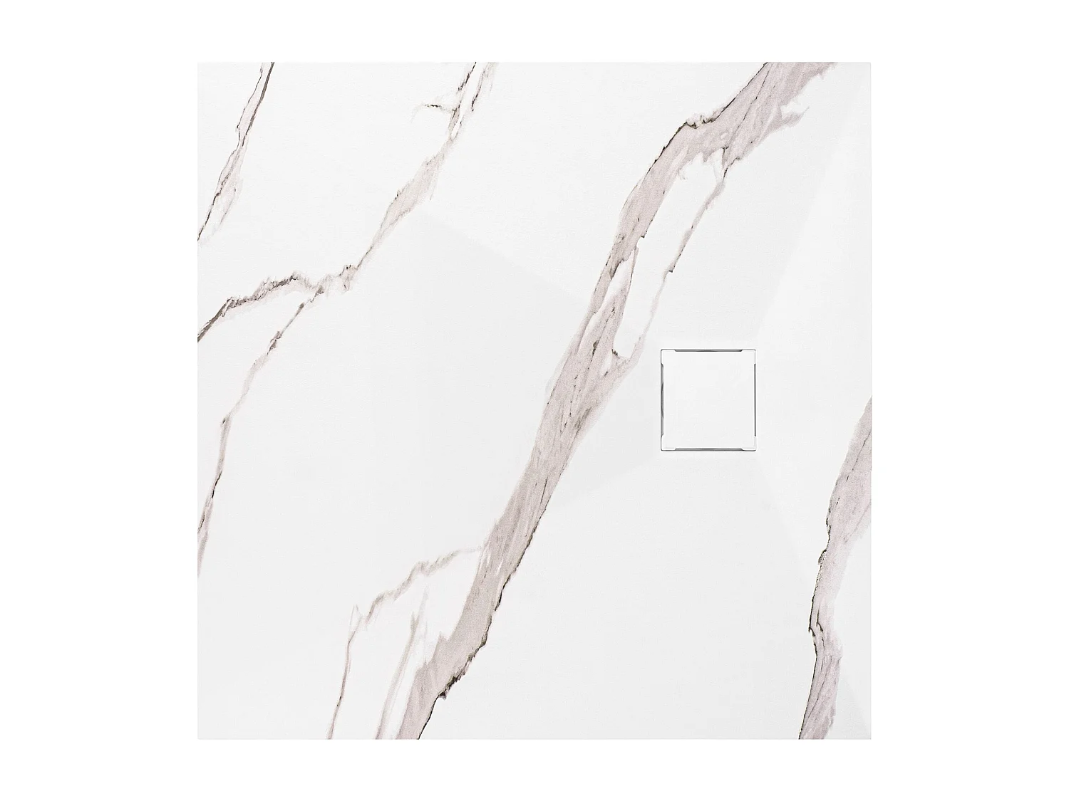 Receveur De Douche Rea Magnum Carrara 90X90 White