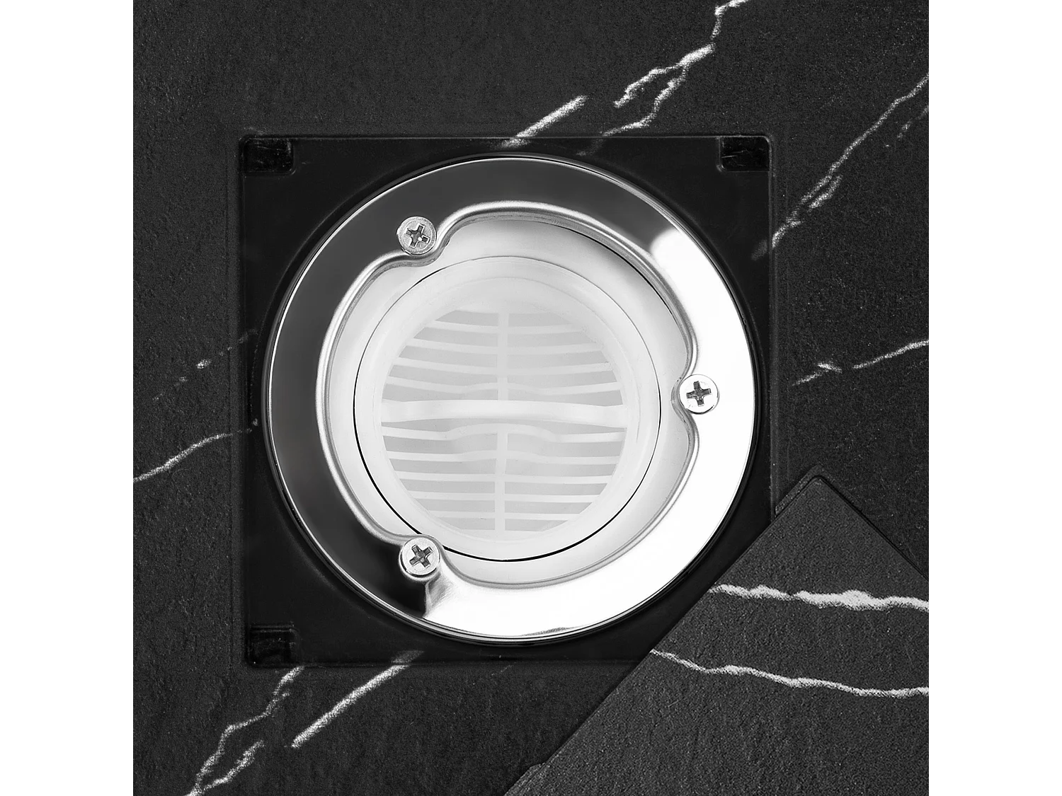 Receveur De Douche Rea Magnum Carrara 90X90 Black