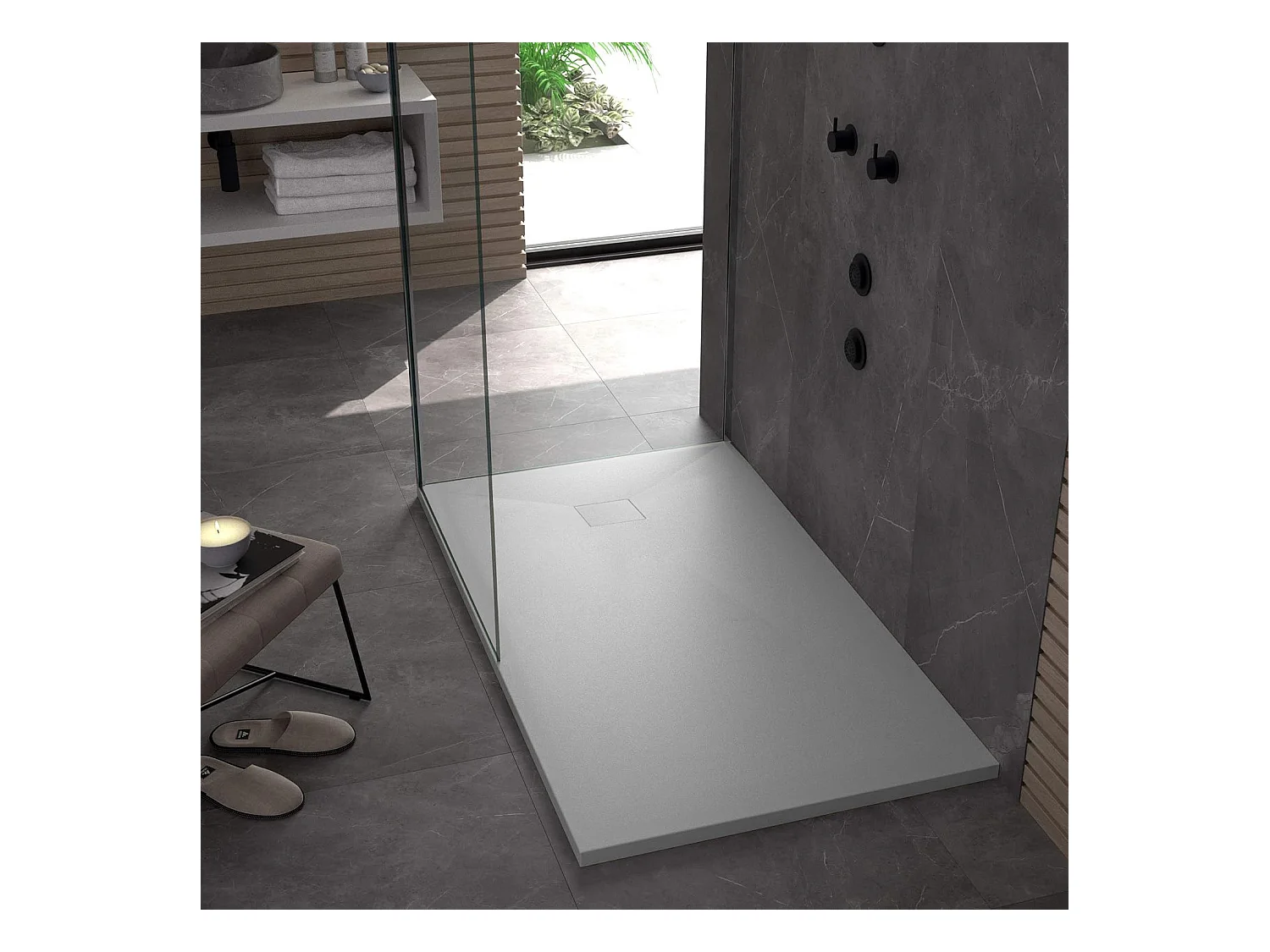 Receveur De Douche Rea Magnum 80X120 White