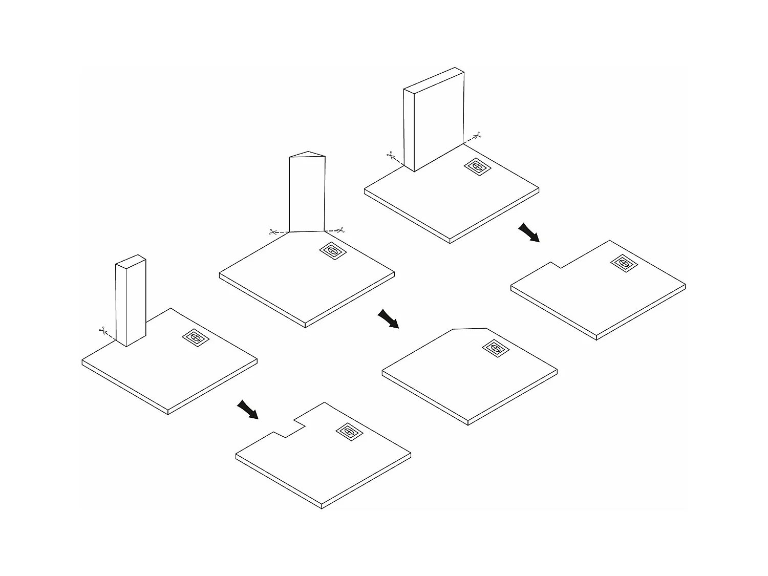 Douchebak Rea Magnum 90X120 White