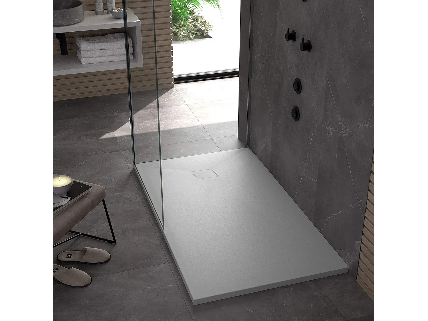 Receveur De Douche Rea Magnum 90X120 White