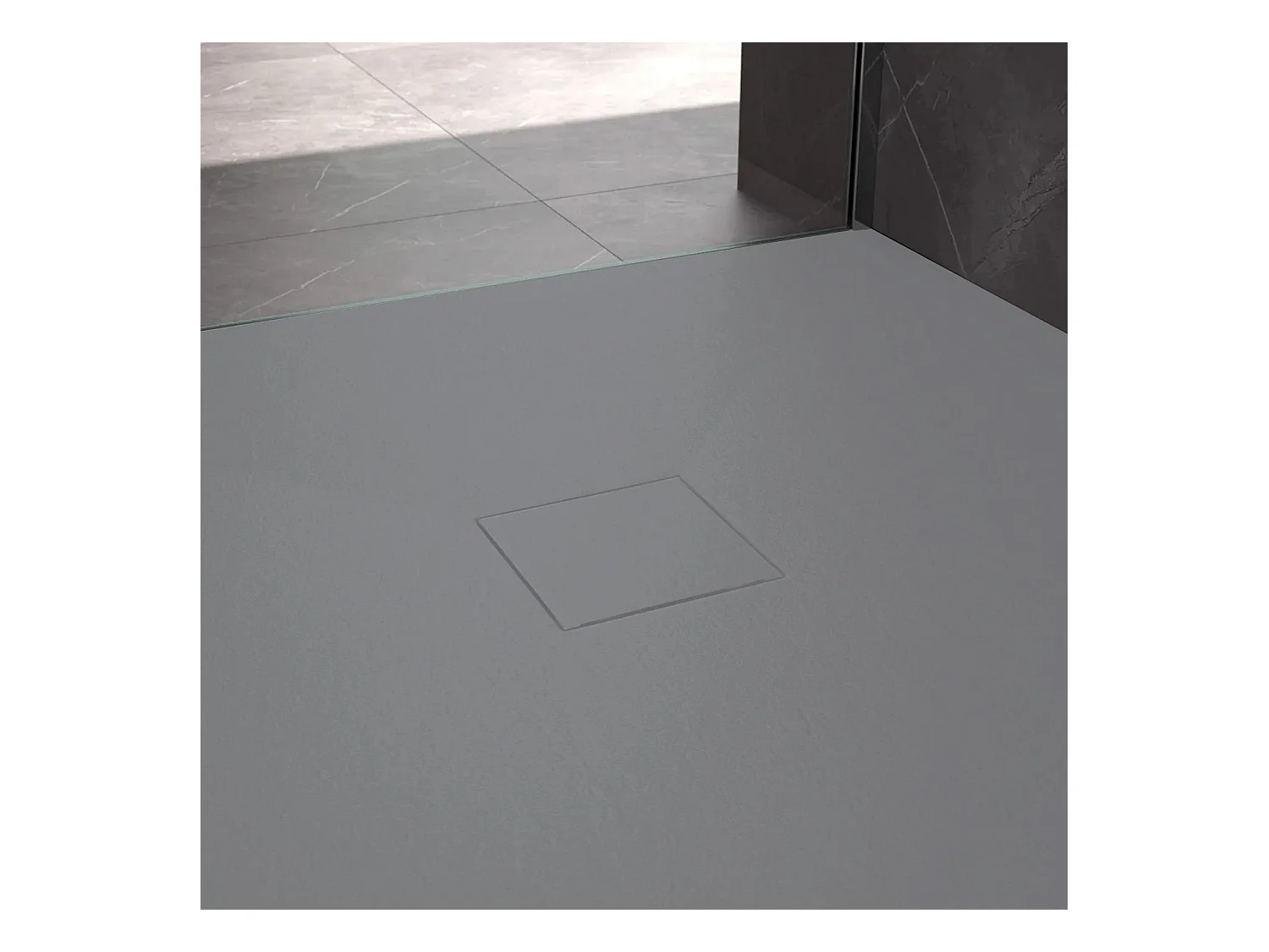 Plato De Ducha Rea Magnum 80X100 Grey