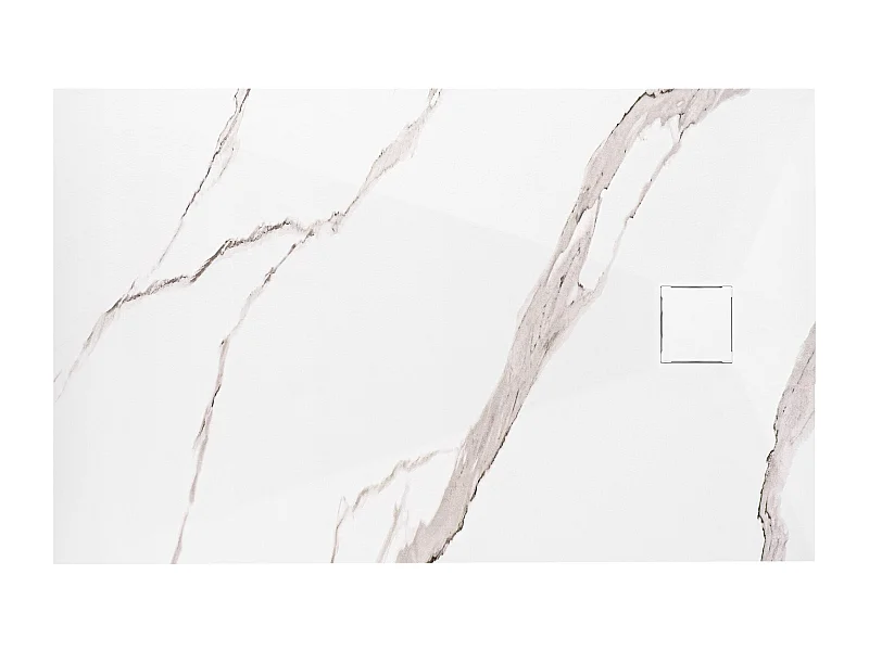 Duschtasse Rea Magnum Carrara 80X100 White